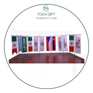پرچم تبلیغاتی رومیزی شکل T کد TG026