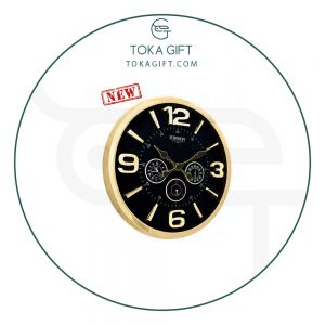 ساعت دیواری تبلیغاتی فلزی با اعداد برجسته کد 5311gn