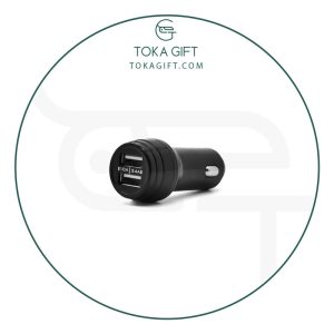 شارژر فندکی تبلیغاتی تسکو مدل TCG 22 به همراه کابل تبدیل USB به microUSB