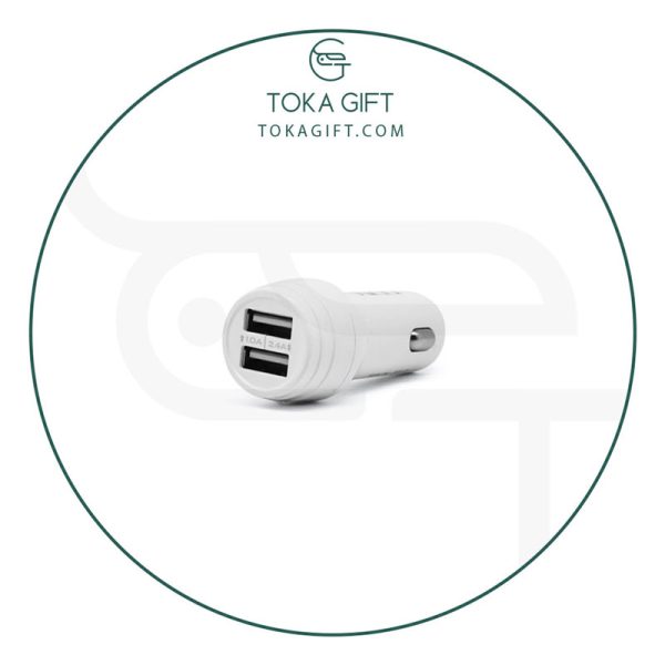 شارژر فندکی تبلیغاتی تسکو مدل TCG 23 به همراه کابل تبدیل USB به microUSB